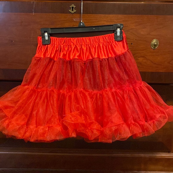 Spencer's Other - Very poofy red TuTu skirt